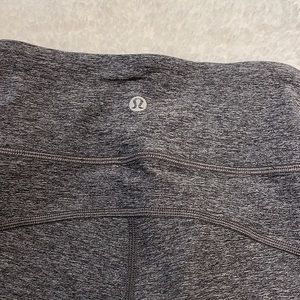 lululemon dark heather grey leggings size 4
